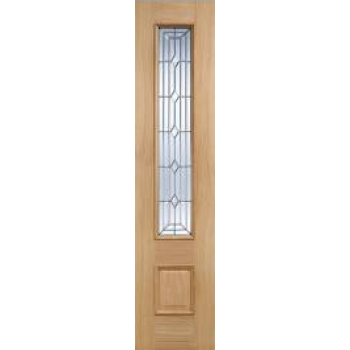 Oak Side Light Empress Style External Glazed